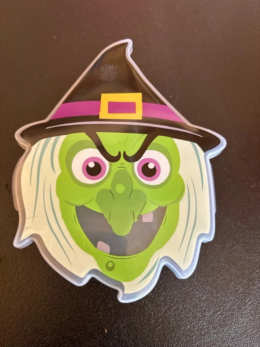 Halloween Witch Face Halloween snack box - Green, Black